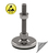 Stellfuss adjustable foot pie de maquina pied ajustable pe nivelador schwaderer sfe100esd
