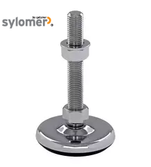 Maschinenfuß - Stellfuß SF 100 mit Dämpfungsplatte - Sylomer ®